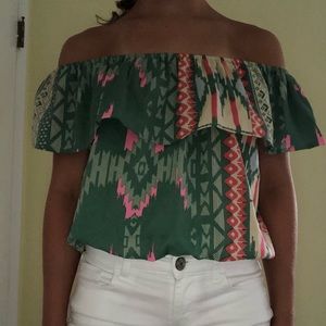 Off the shoulder top